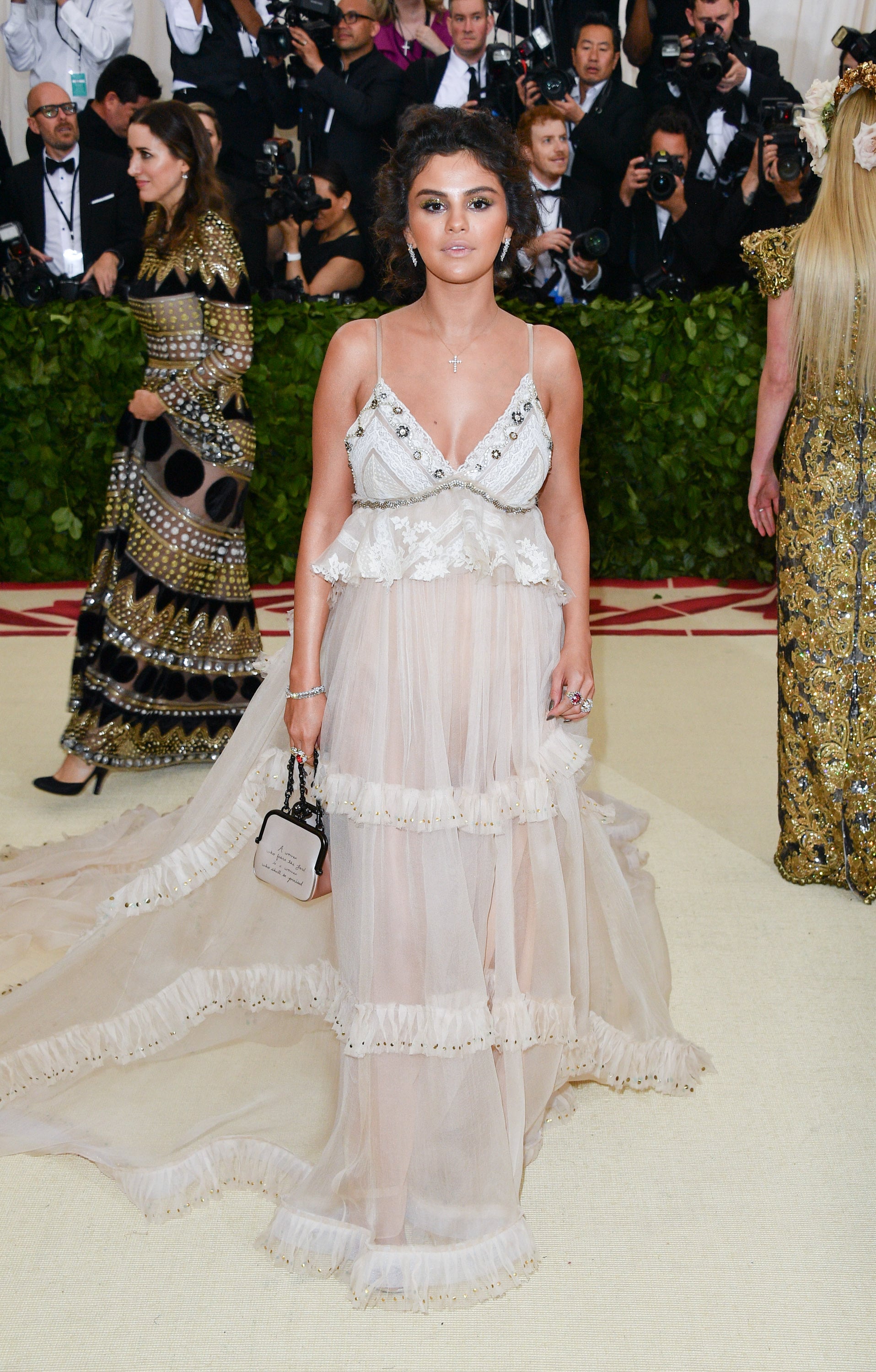 Selena Gomez Wears Custom Coach Dress to Met Gala - Selena Gomez