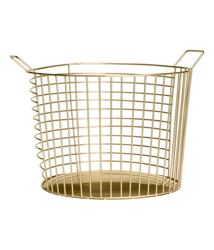 H&M Large Metal Wire Basket Home Storage POPSUGAR Home Photo 35