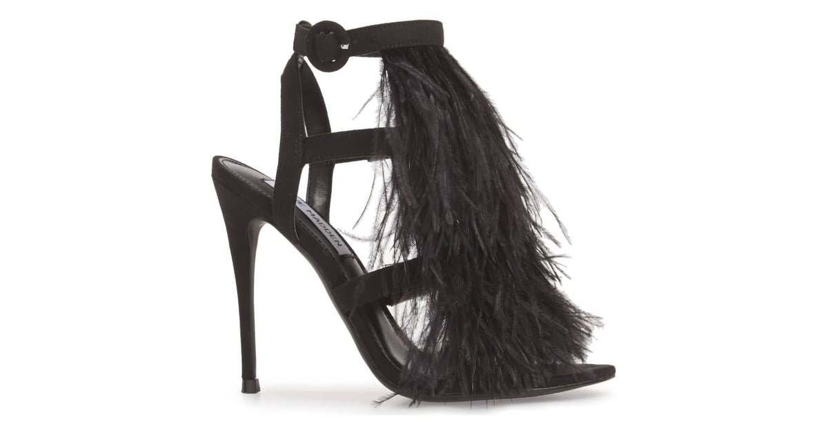 Alternative: Steve Madden Fefe Feather Sandal | Beyoncé Sexy Shoes ...