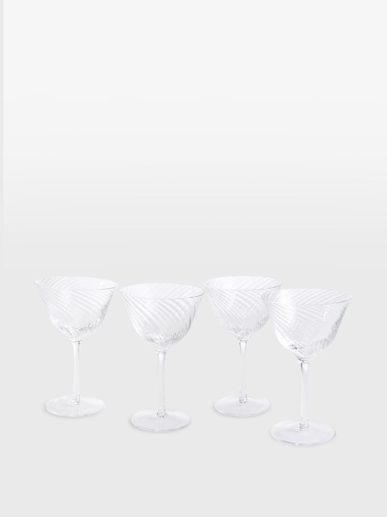For Champagne: Soho Home Brimscombe Optic Coupe Set