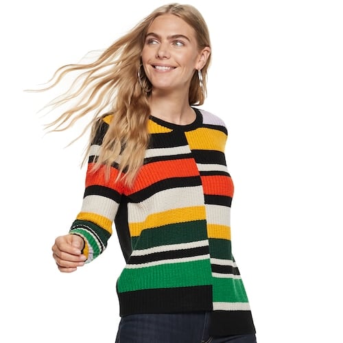 Nine West Asymmetrical Hem Sweater 