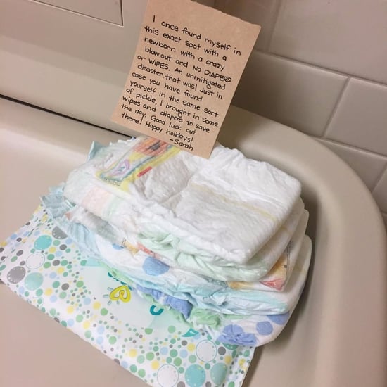 Mom Leaves Clean Diapers For Strangers in HomeGoods Bathroom