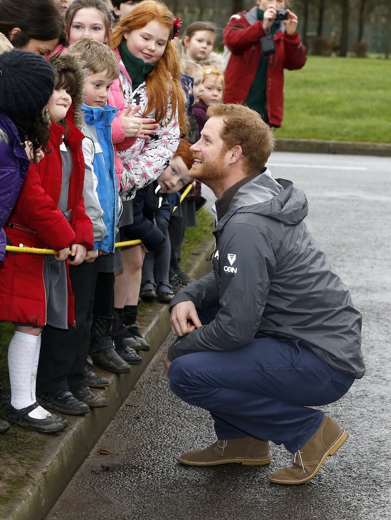 Prince Harry Visits Lancashire England February 2016