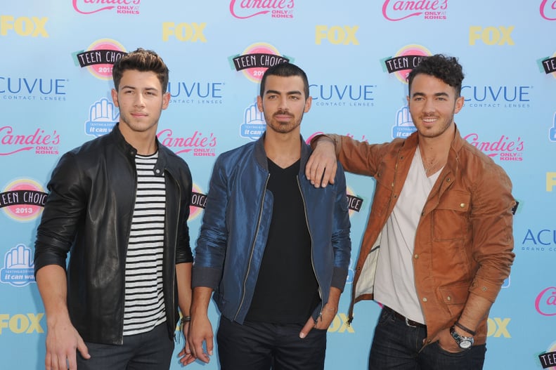 The Jonas Brothers at the Teen Choice Awards in 2013