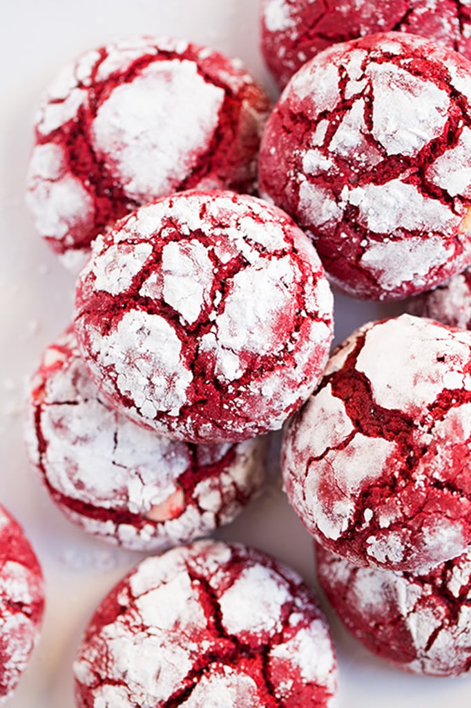 Red Velvet Crinkle Cookies