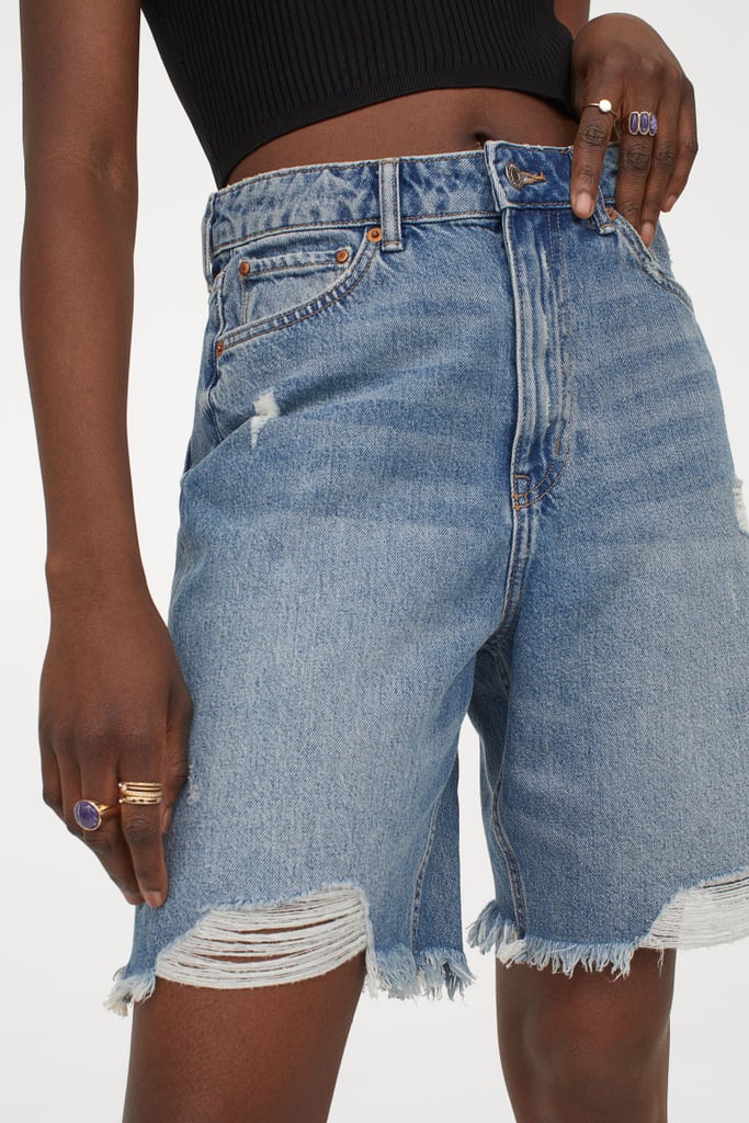 Denim Bermuda Shorts