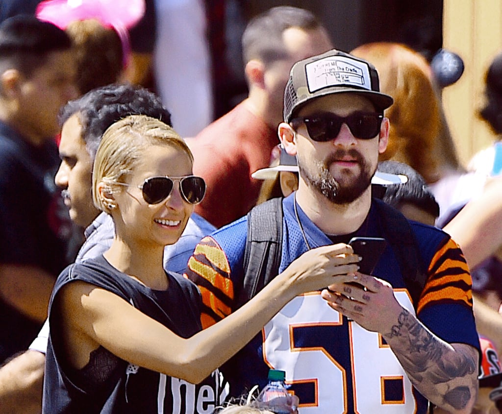 Nicole Richie and Joel Madden at Disneyland September 2015