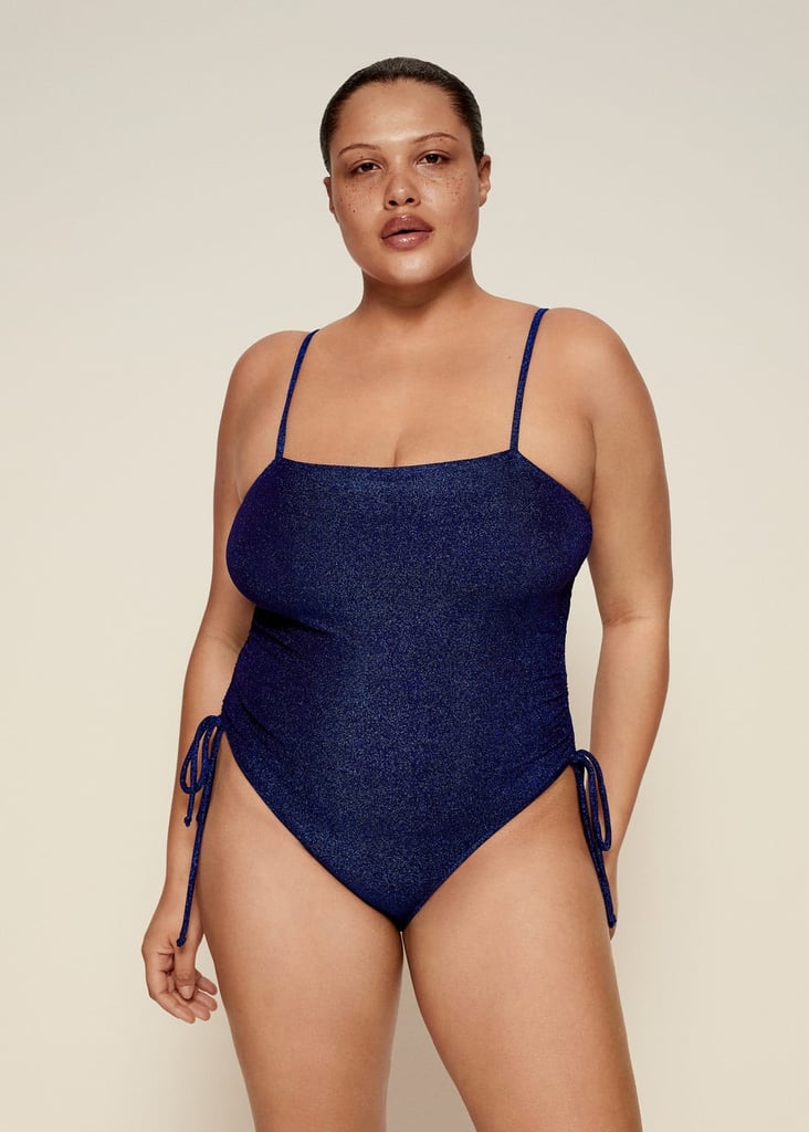 Mango Lurex Swimsuit With Bows