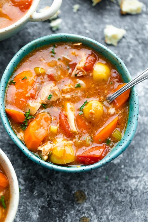 Tuscan Slow Cooker Chicken Stew