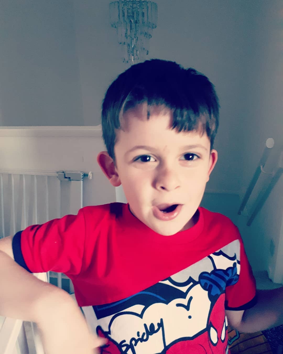 Photos Of Kids At Home Haircuts Done By Parents Popsugar Family If you have cowlicks on the front hairline, you can use a parted hairstyle that will hide it. photos of kids at home haircuts done