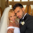 Britney Spears Got Married in a White Wedding Dress With a Thigh-High Slit