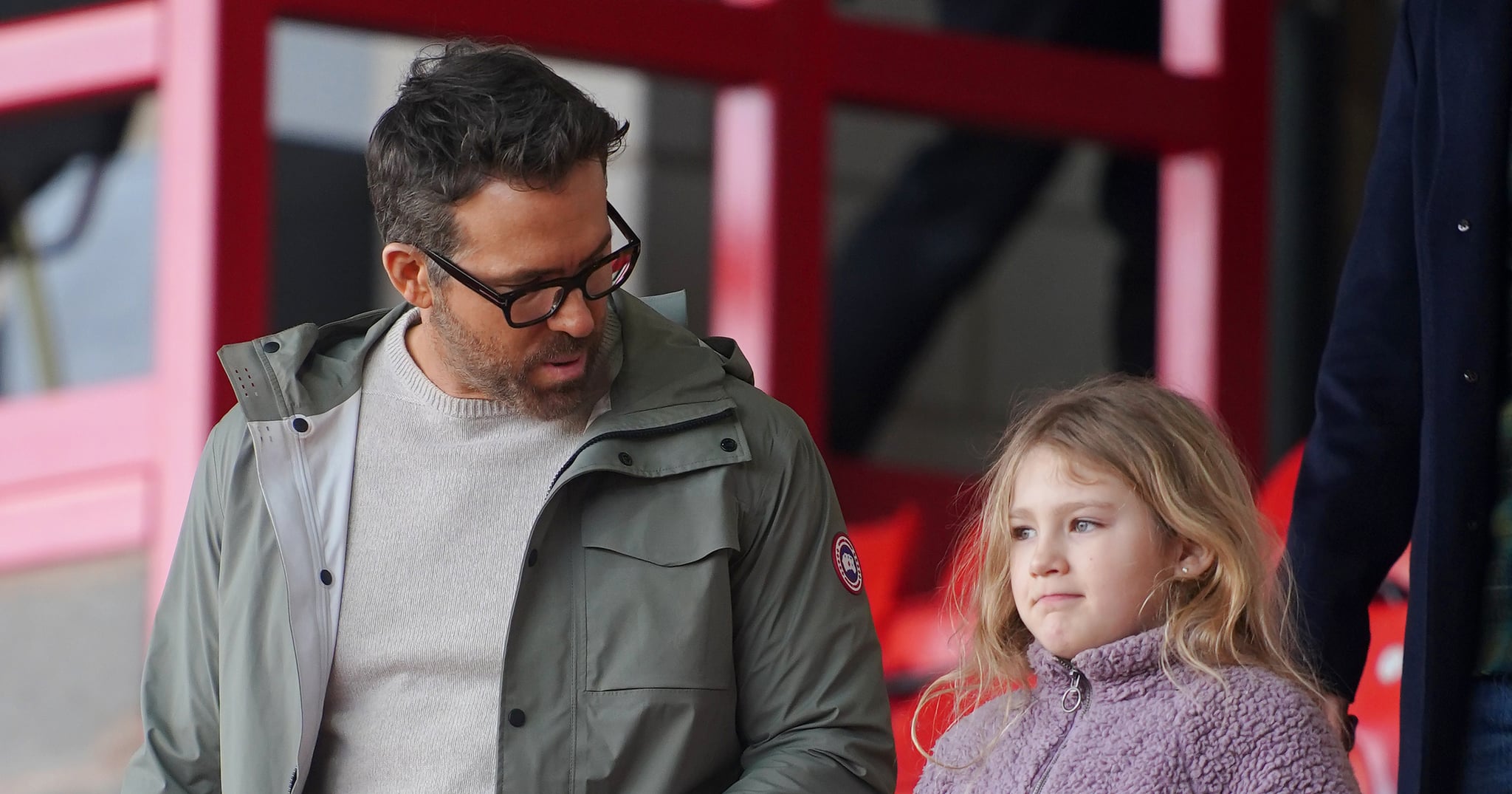 Ryan Reynolds Cheers On His Soccer Team With 8-Year-Old Daughter James