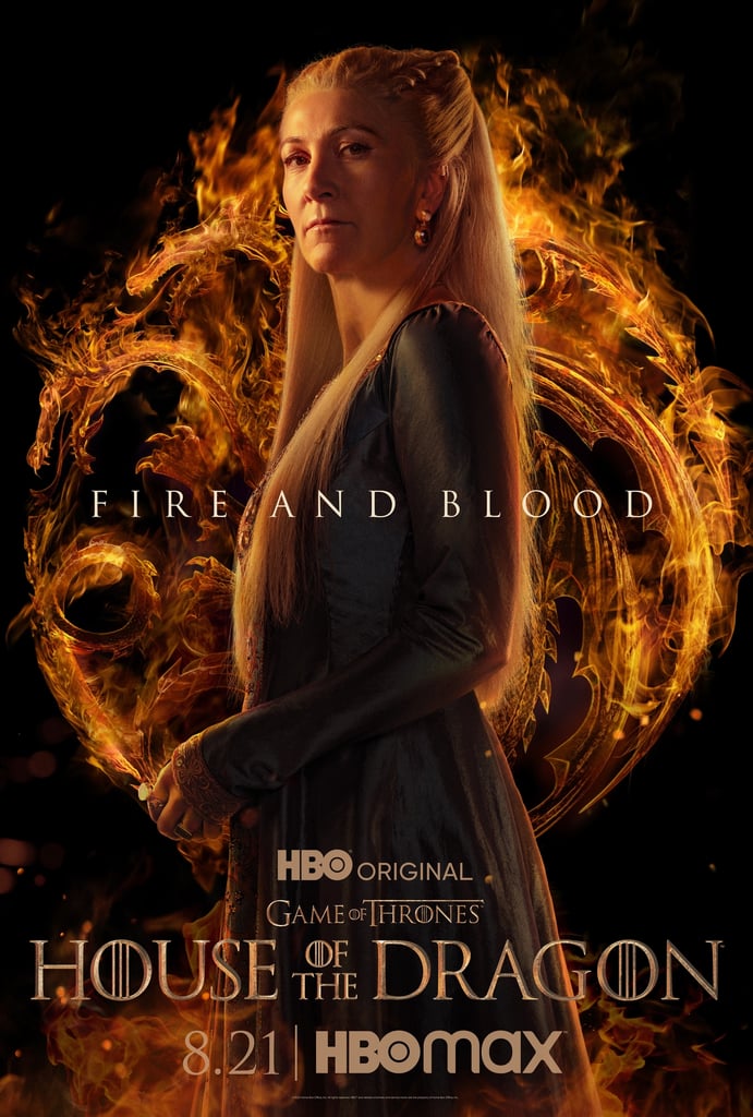 Eve Best as Princess Rhaenys Targaryen in "House of the Dragon"