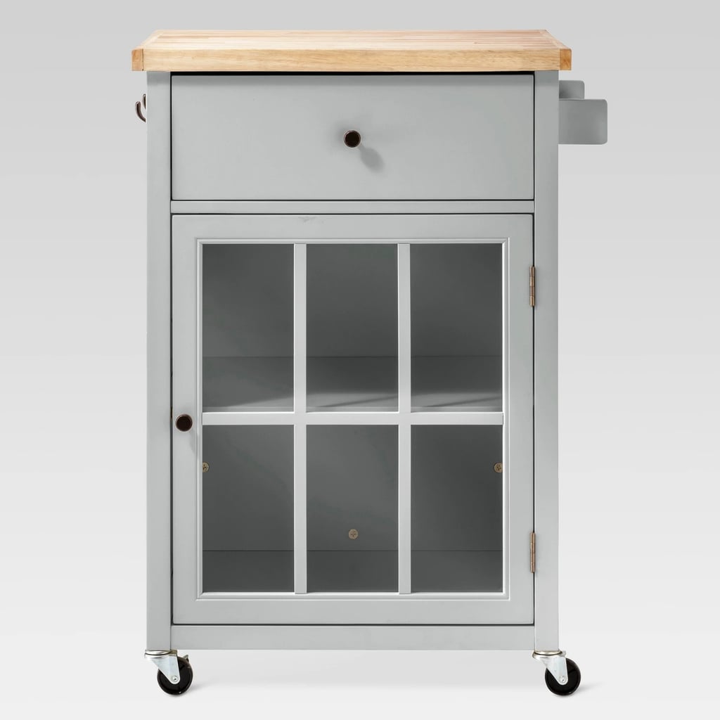 Windham Wood-Top Kitchen Cart