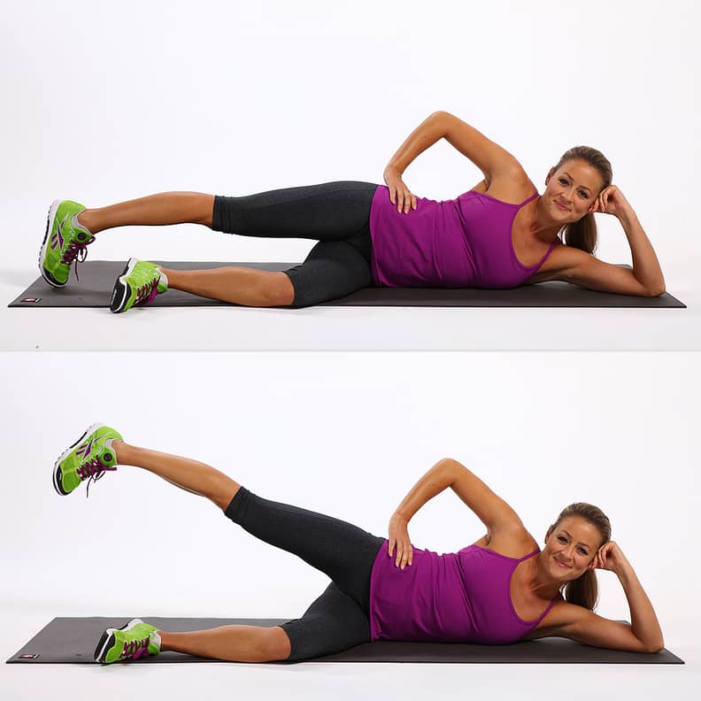 opposite arm and leg raise muscles
