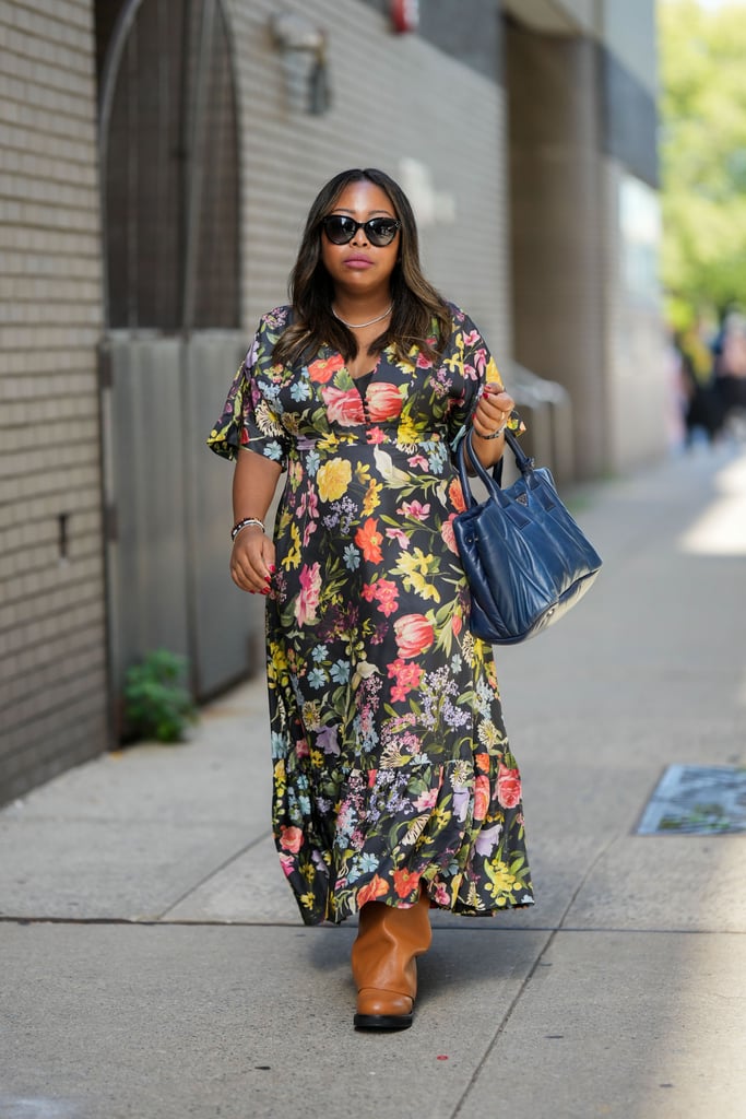 Saturated Florals & Slouchy Boots