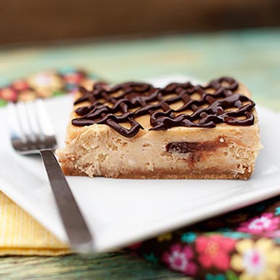 Reese Cup Cheesecake Bar