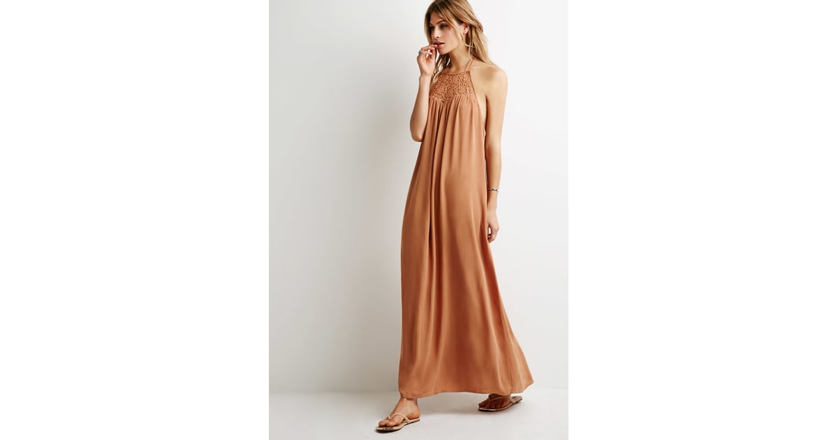 forever 21 halter maxi dress