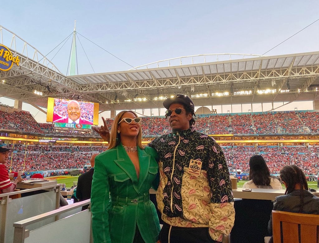 The pair appeared to be in good spirits at the 2020 Super Bowl in Miami.
