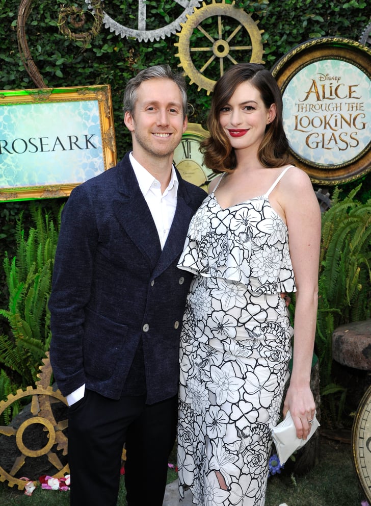 Anne Hathaway And Husband On Red Carpet May 2016 Popsugar Celebrity