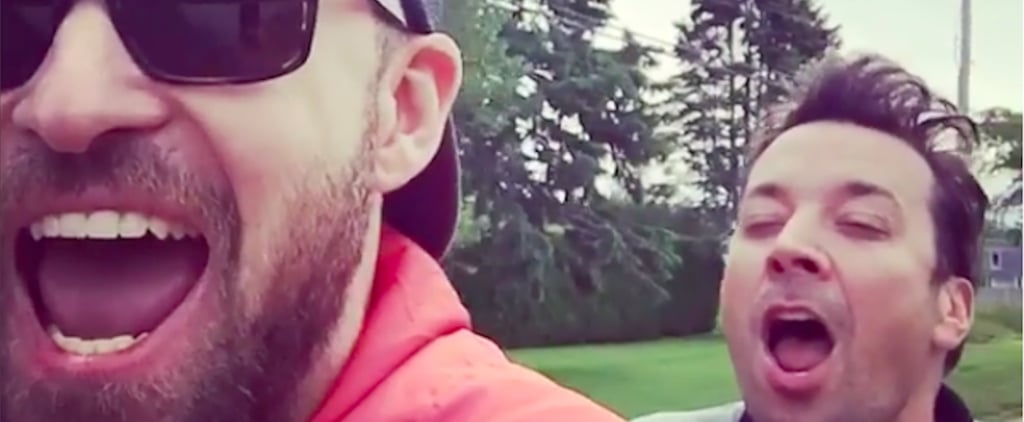 Justin Timberlake and Jimmy Fallon Biking Instagram Video