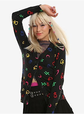 Sailor Moon Symbols Cardigan