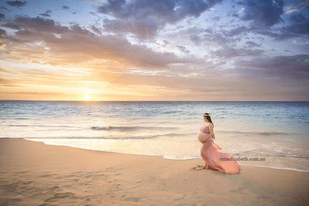Pregnancy Photo Shoot of Mom Expecting 5 Babies