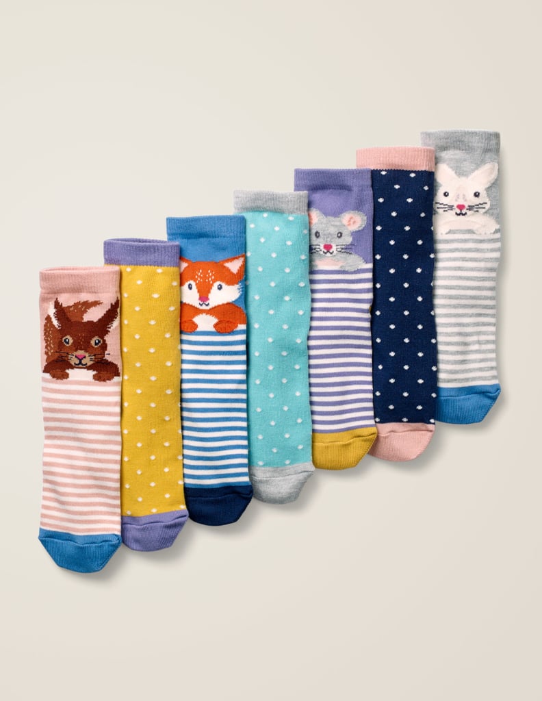 Boden 7 Pack Sock Box - Woodland Friends