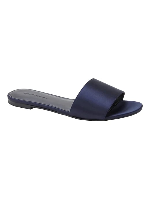 Satin Slide Sandal