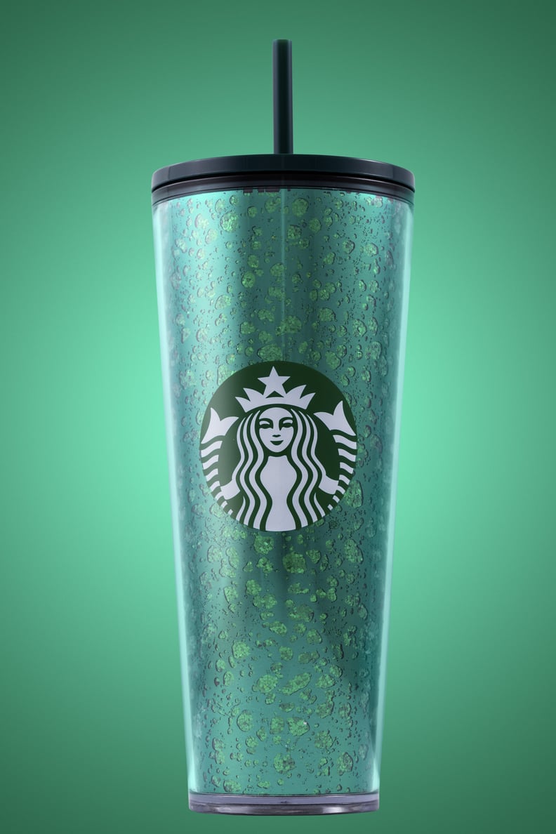 Starbucks Mercury Glitter Green Cold Cup