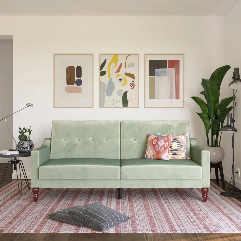 Novogratz Beatrice Coil Futon Convertible Sofa Bed and Couch
