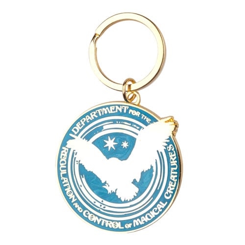 Harry Potter Department For the Regulation and Control of Magical Creatures Key Chain ($8)