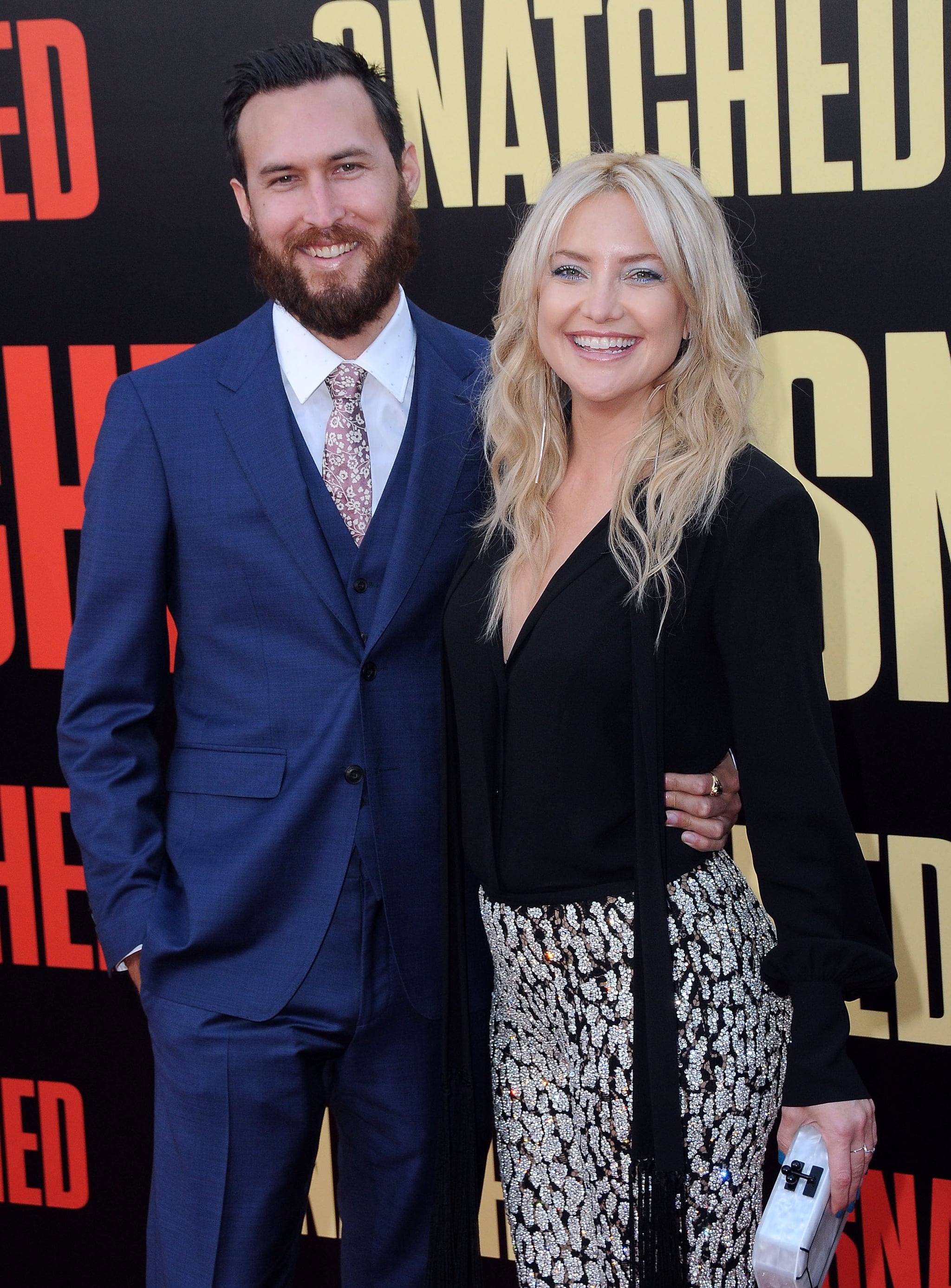WESTWOOD, CA - MAY 10:  Actress Kate Hudson (R) and Danny Fujikawa (L) attend premiere of 20th Century Fox's' 'Snatched' at Regency Village Theatre on May 10, 2017 in Westwood, California.  (Photo by Barry King/Getty Images)
