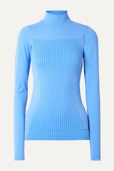 FALKE Ergonomic Sport System Stretch-Knit Turtleneck Top