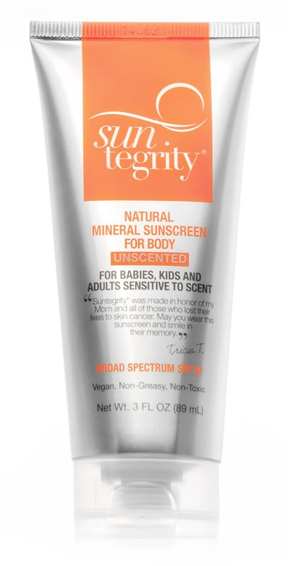 Suntegrity Natural Mineral Sunscreen SPF 30 Unscented For ...