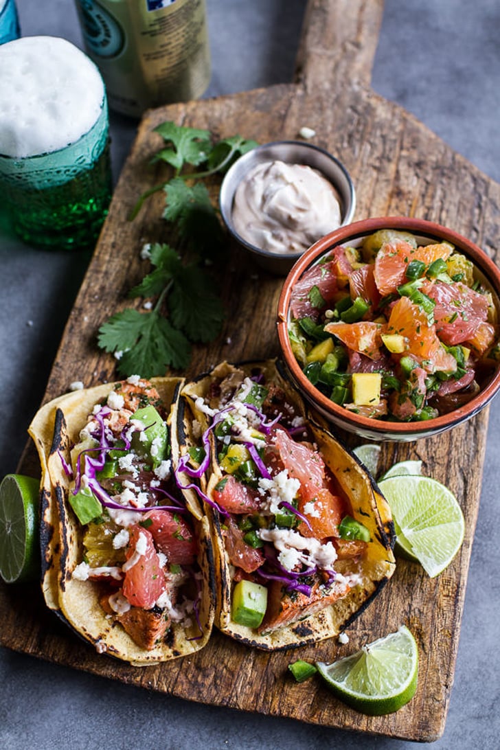 Cuban Fish Tacos With Citrus Mango Slaw