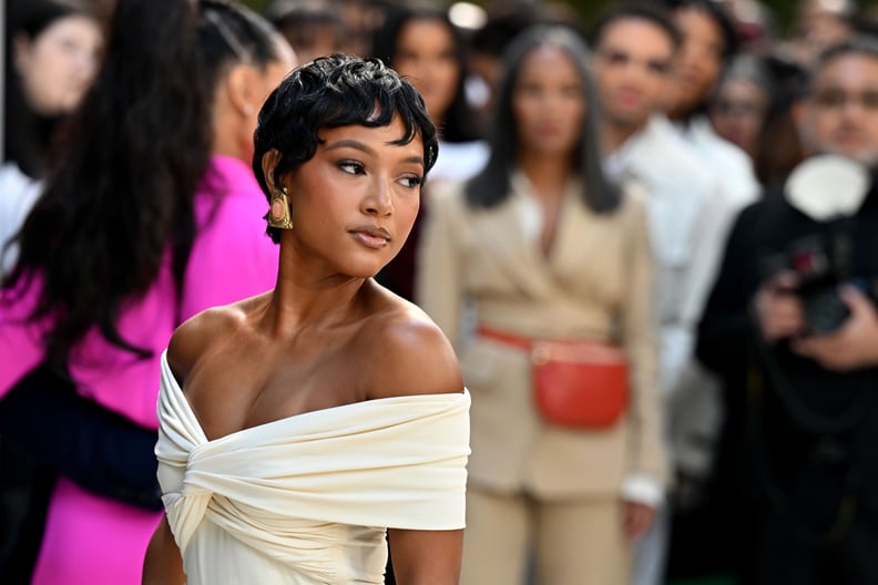 Karrueche Tran的短发在本质的2023黑人妇女在好莱坞奖项