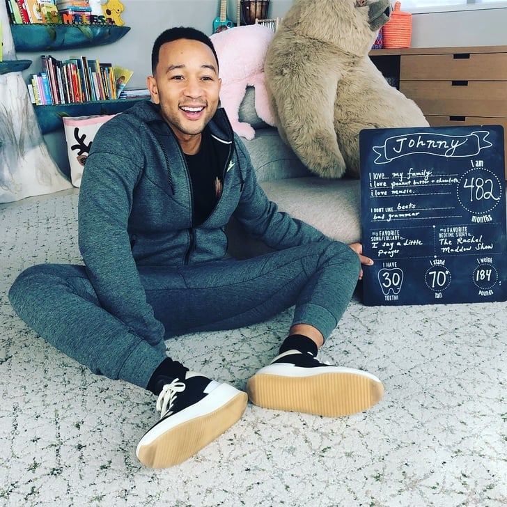 John Legend Monthly Milestone Photo By Chrissy Teigen Popsugar Family