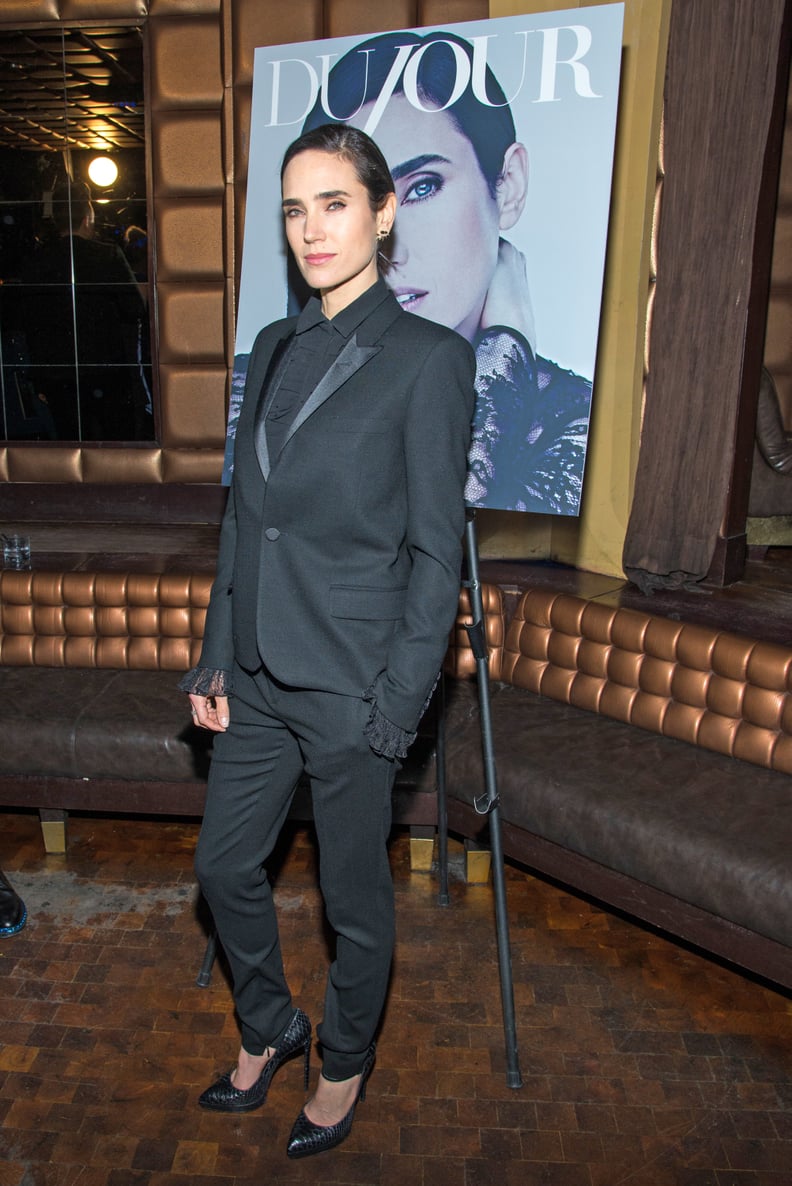Jennifer Connelly in a Saint Laurent Suit