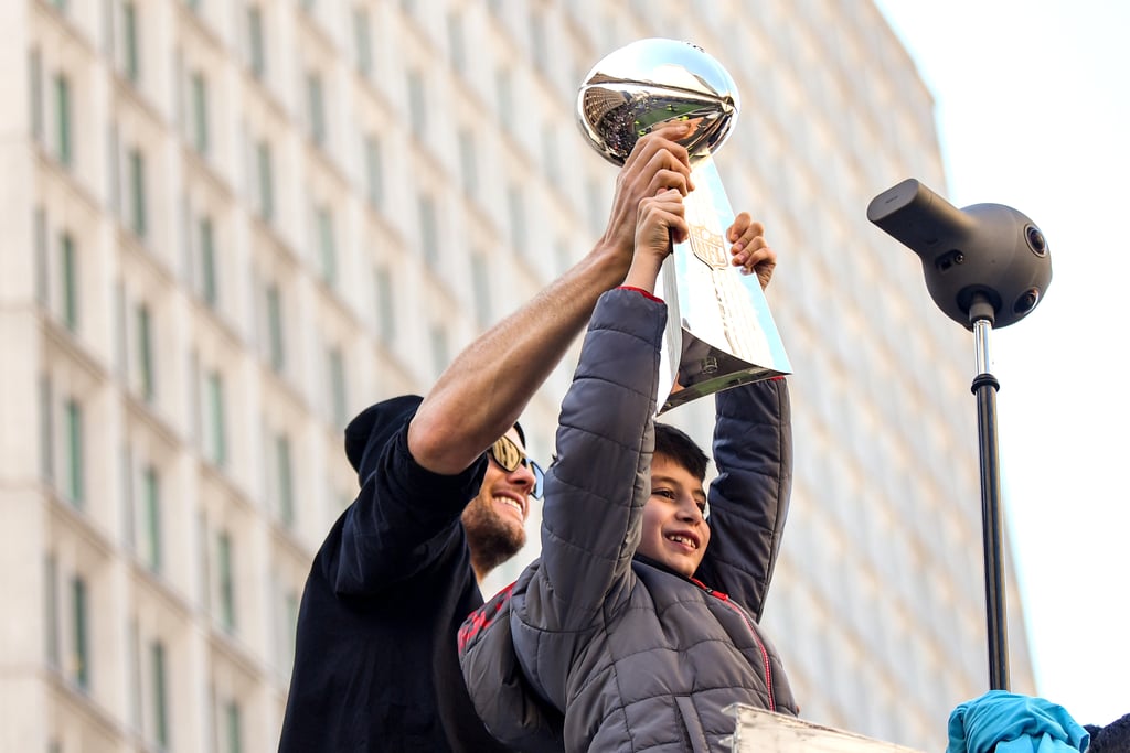 Tom Brady and His Family at 2019 Super Bowl Parade | POPSUGAR Celebrity Photo 22