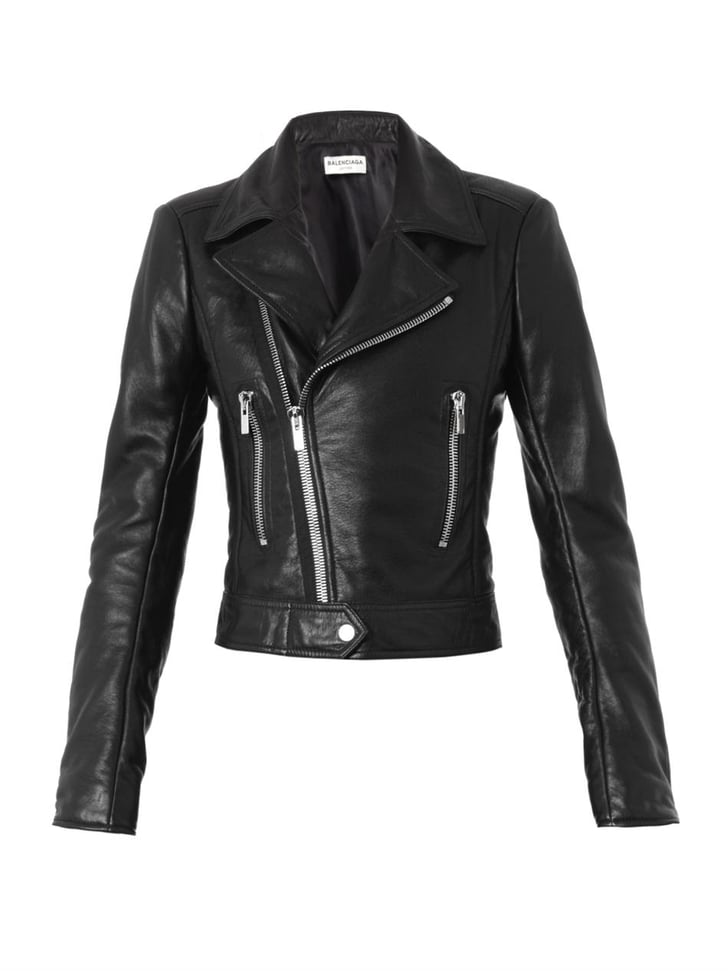 Balenciaga Leather Biker Jacket | Gwyneth Paltrow's Holiday Gift Ideas ...