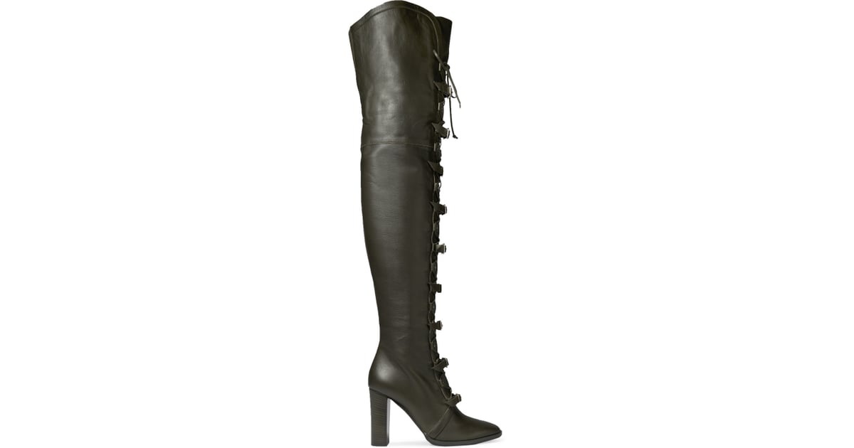 Jimmy Choo Maloy Leather Over-the-Knee Boots ($2,395) | Fall Shoe ...