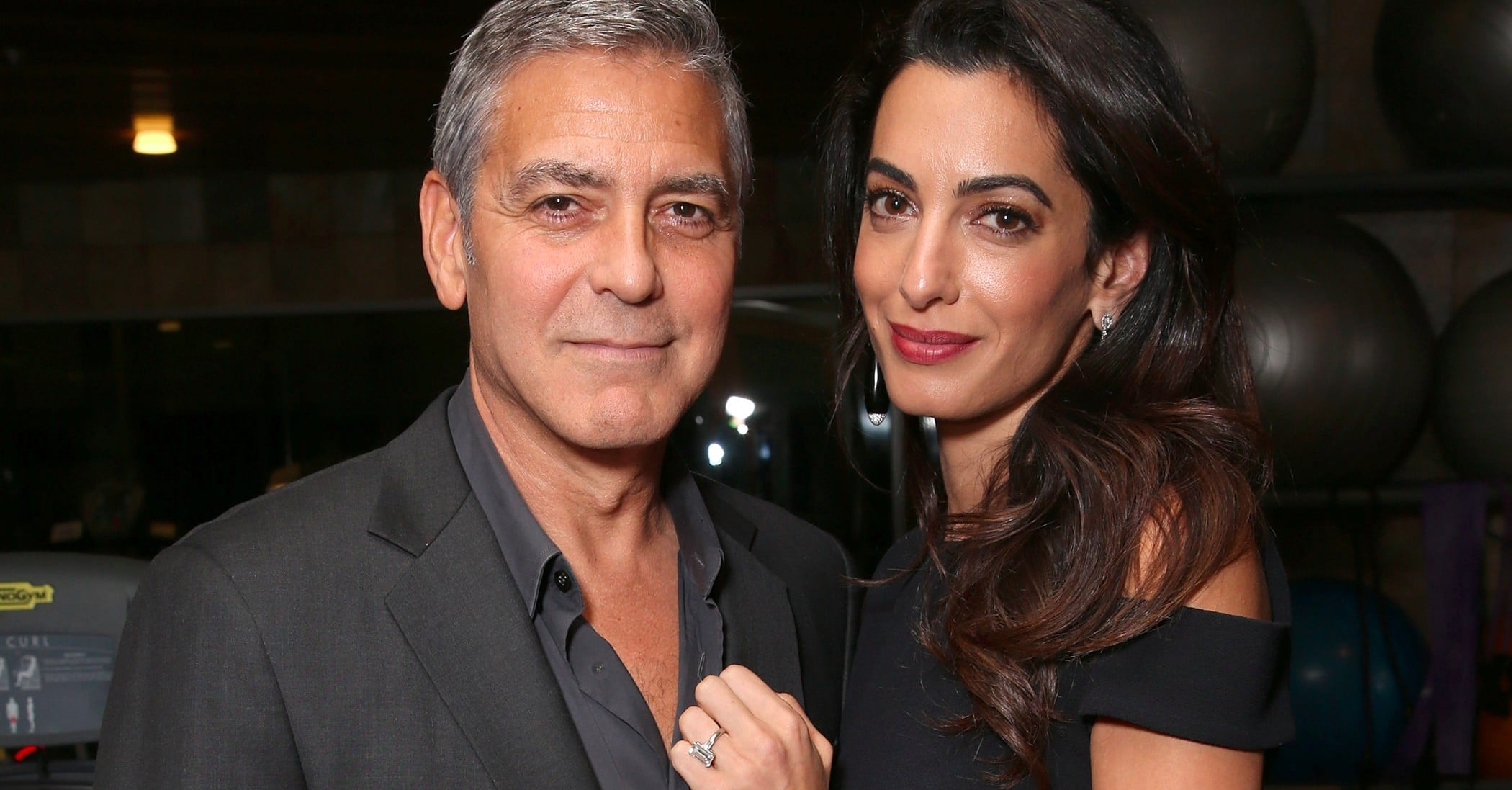 and Amal Clooney Expecting Twins POPSUGAR Celebrity