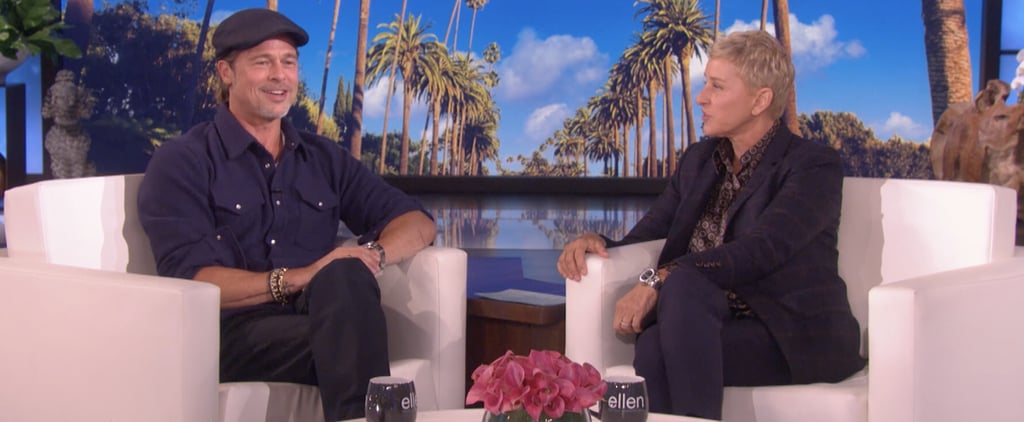 Bratt Pitt and Ellen DeGeneres Talk About Ex-Girlfriend