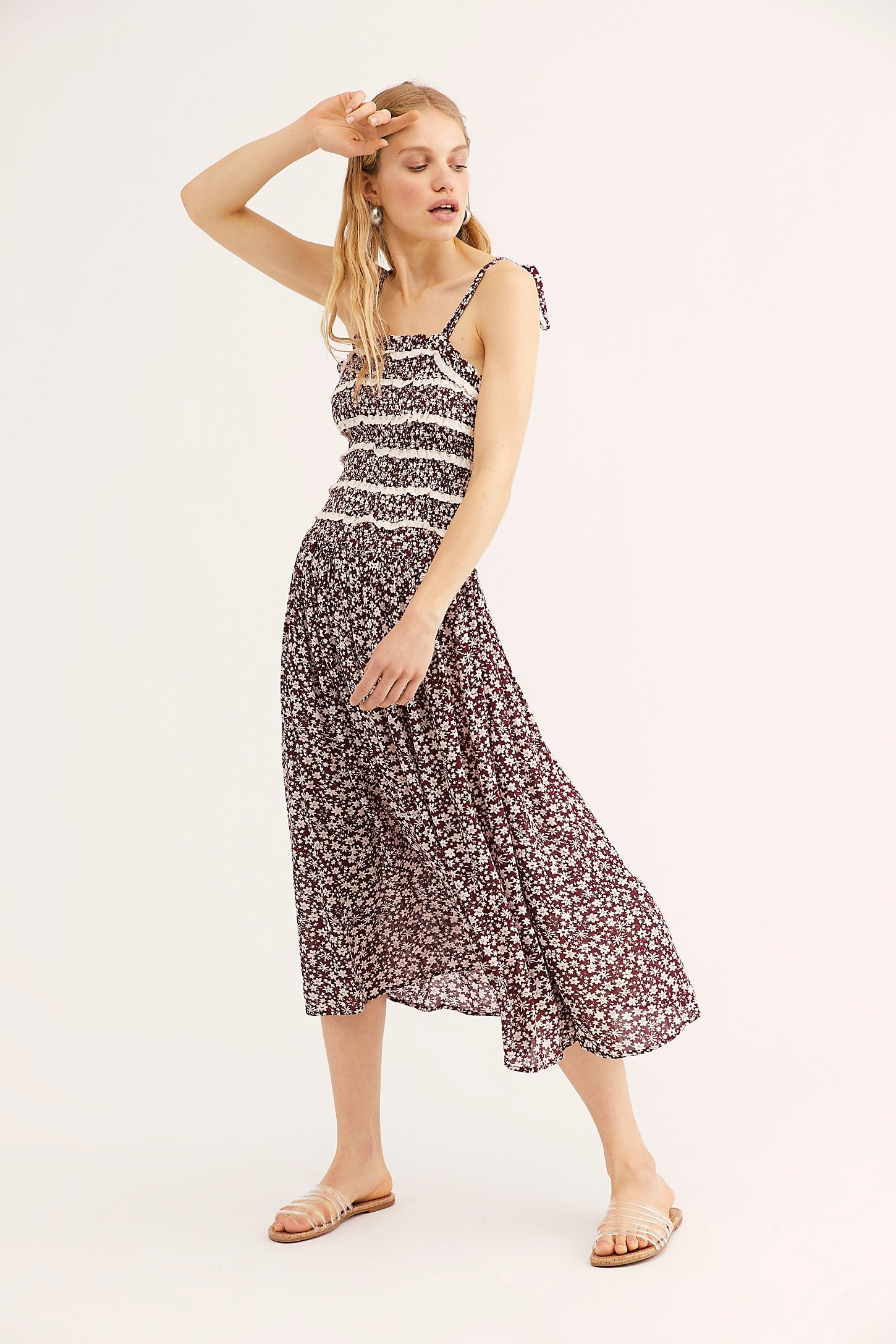 Free people isla midi dress deals