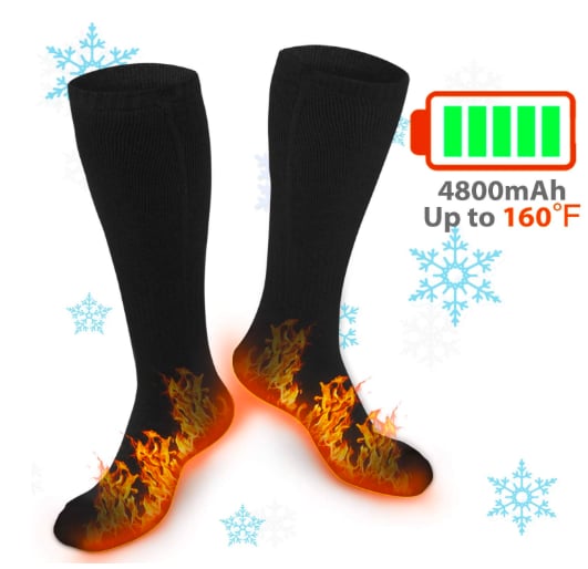 XBUTY Heated Socks | Heated Ski Gear That'll Keep You Warm on the ...