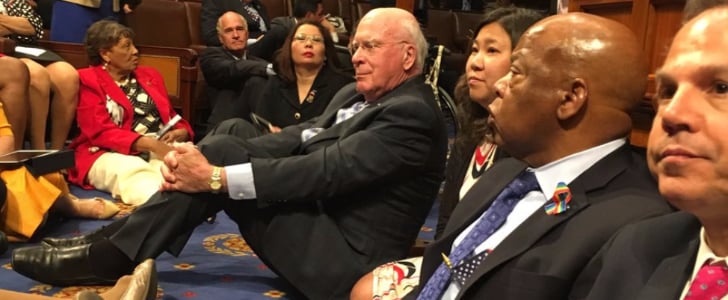 Democrats Stage a Sit-In For Gun Control
