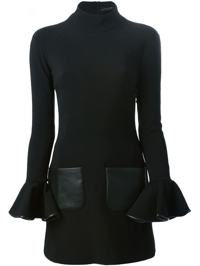 David Koma Flared Sleeve Dress ($2,136)