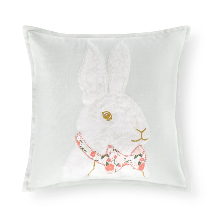 bunny throw pillow