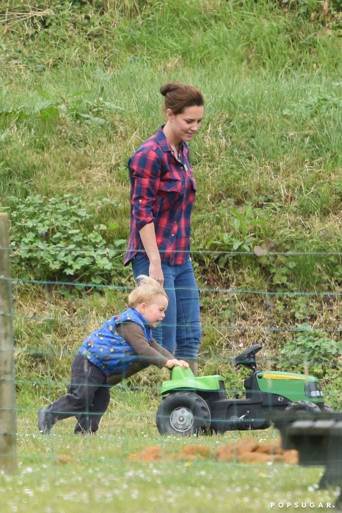 Kate Middleton and Prince George at the Park 2015 Pictures